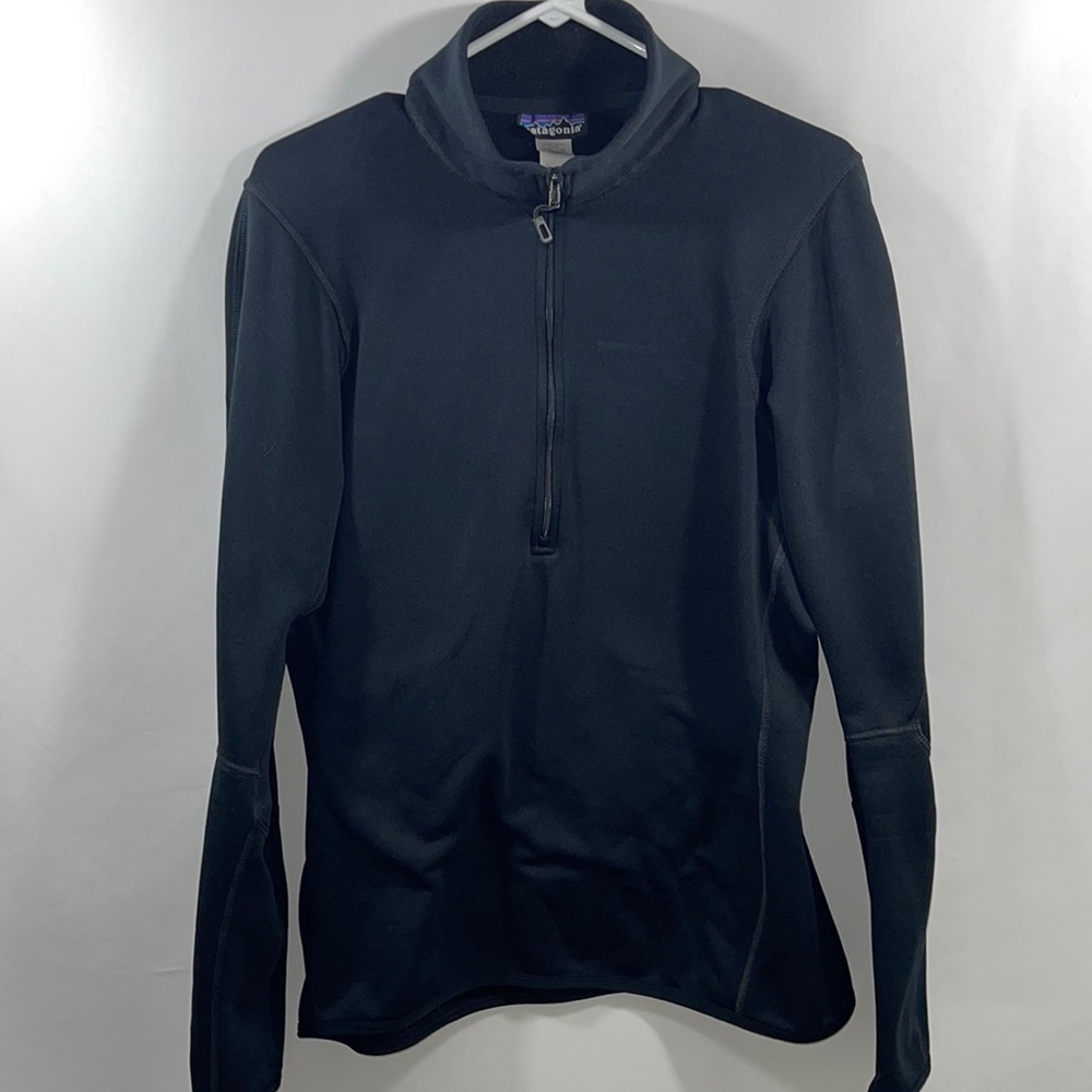 Patagonia Half Zip Black Polar Tek Pullover